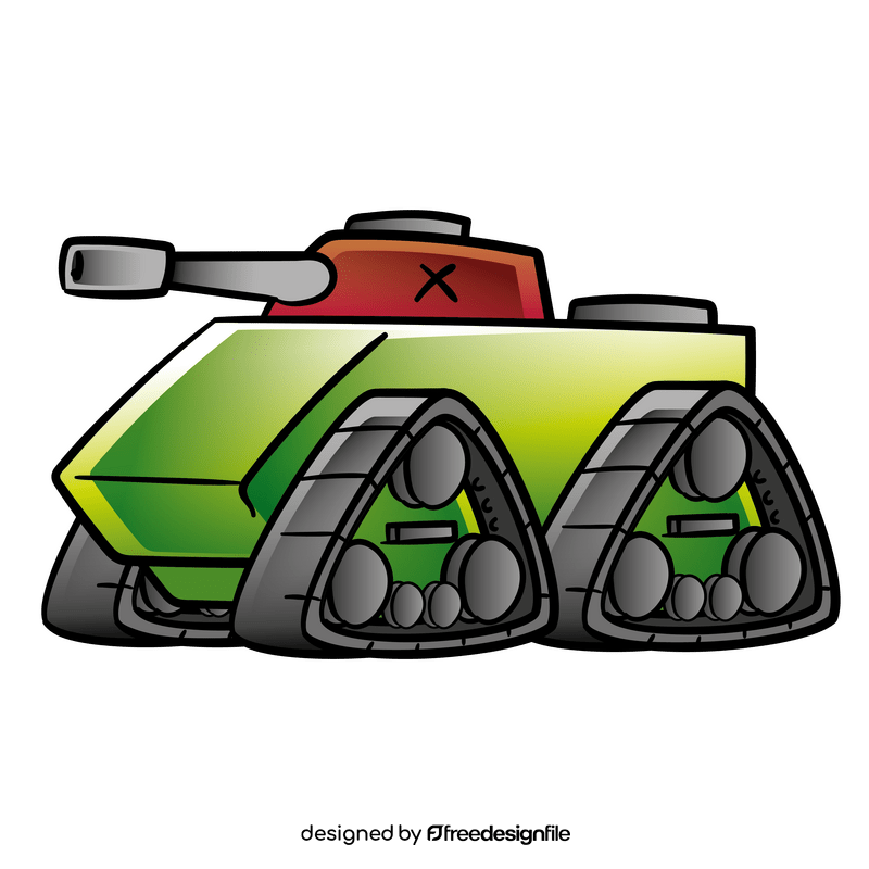 Armored Tank cartoon clipart