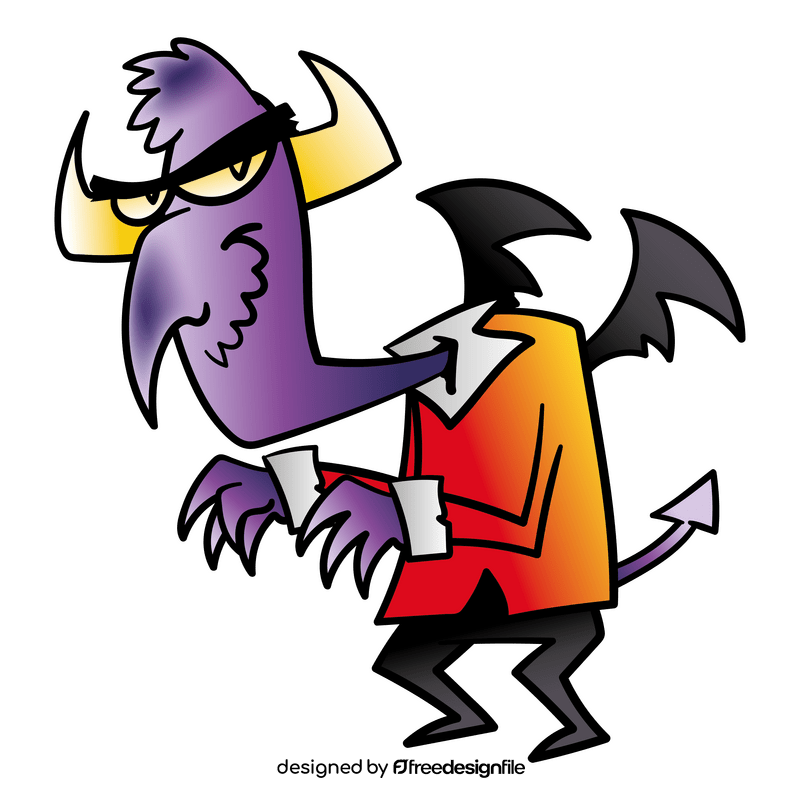 Devil cartoon clipart