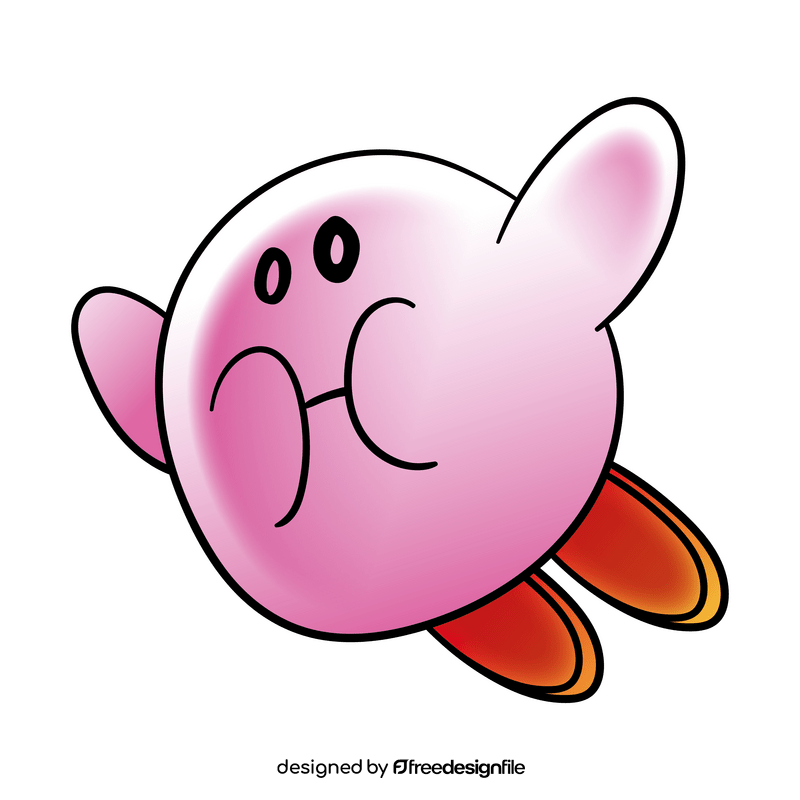 Kirby cartoon clipart