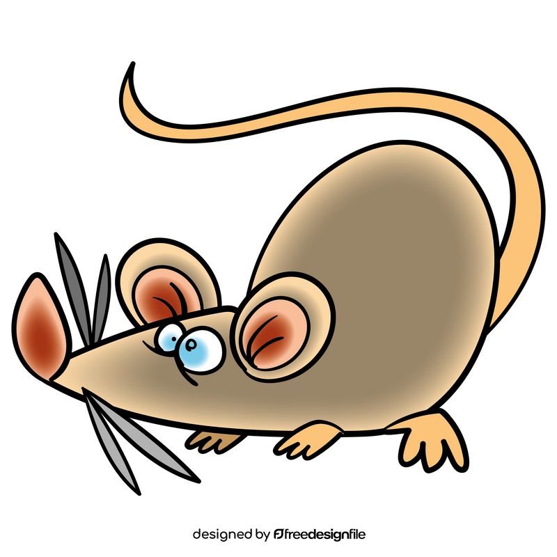 Mouse cartoon clipart