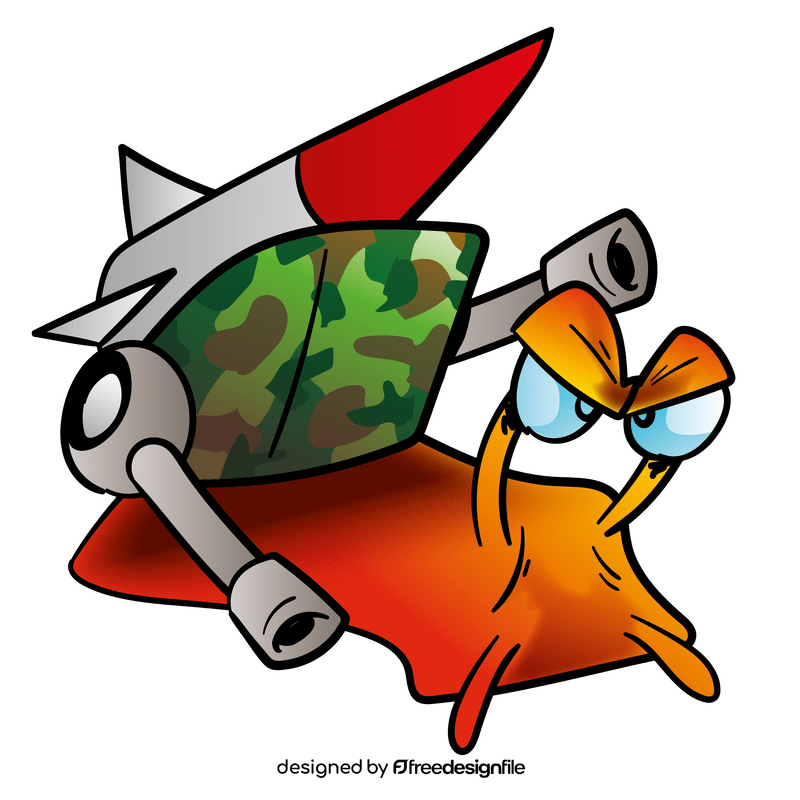 Slug cartoon clipart