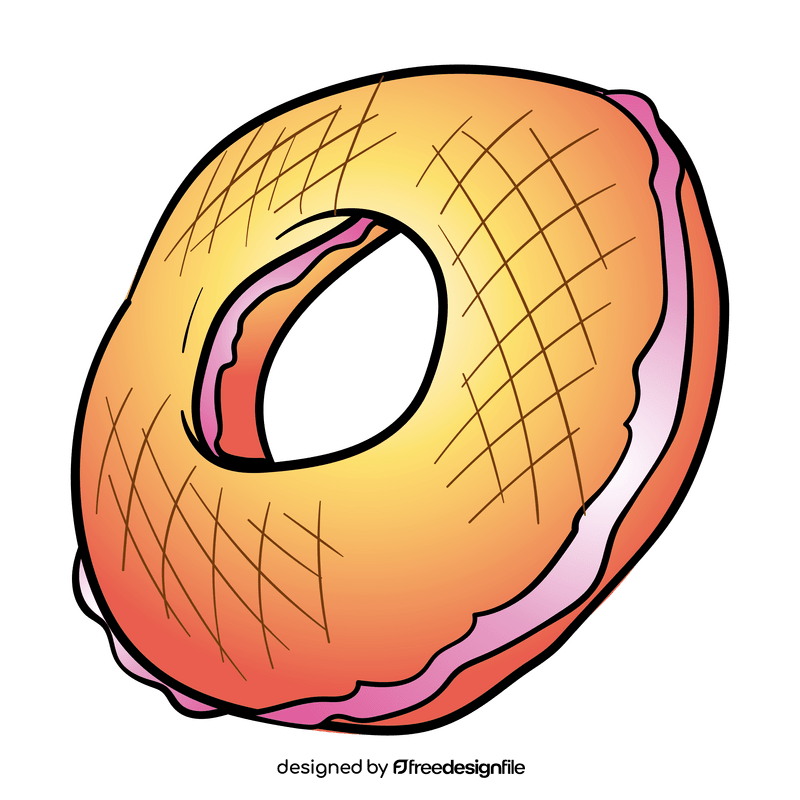 Bagel cartoon clipart