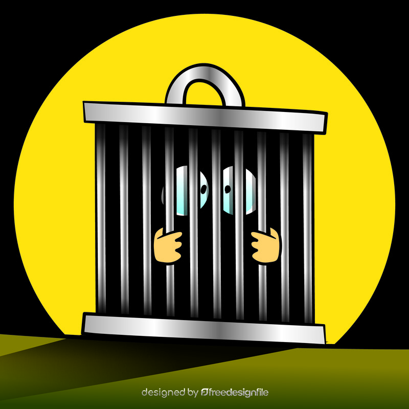 Jail cartoon vector