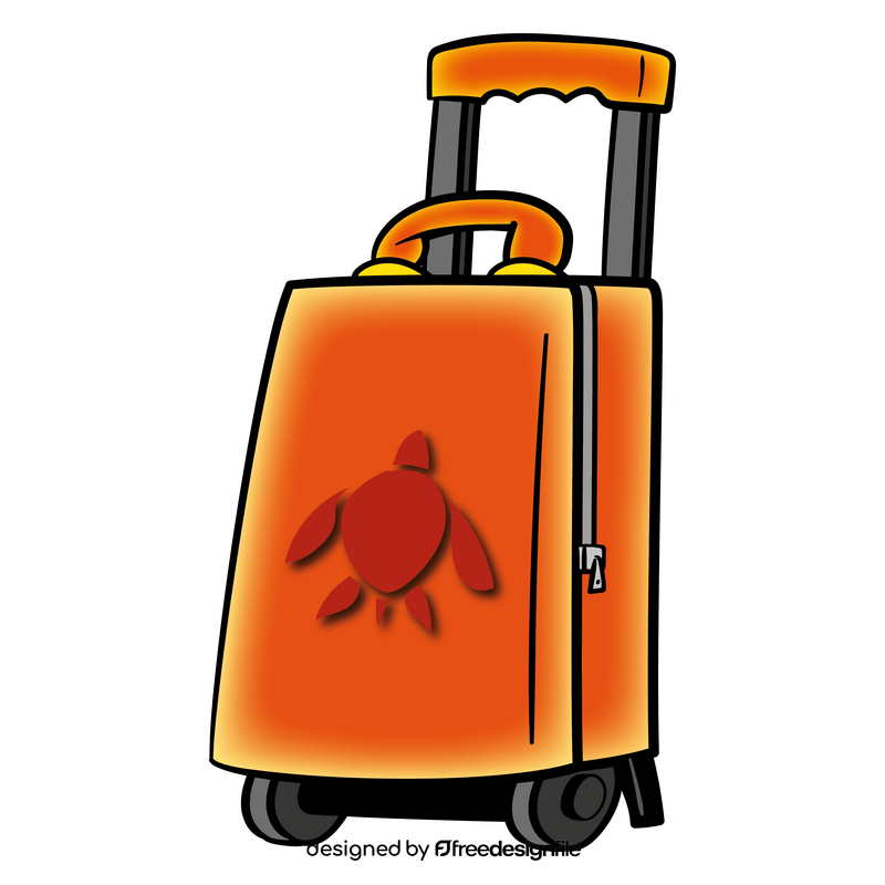 Luggage cartoon clipart