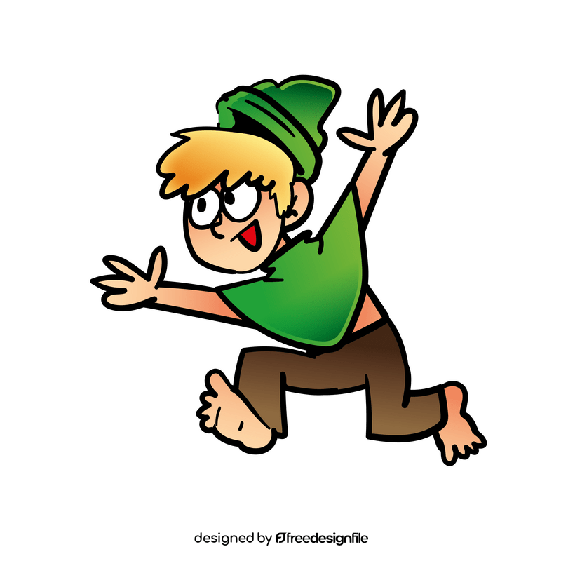 Peter Pan cartoon clipart