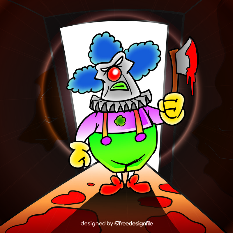 Clown cartoon vector