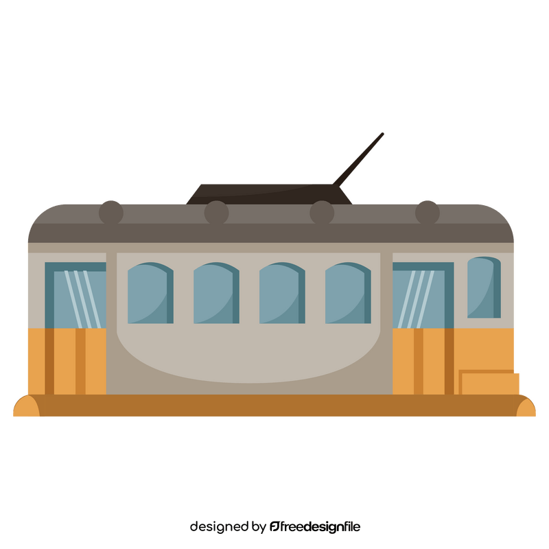 Portugal tram clipart