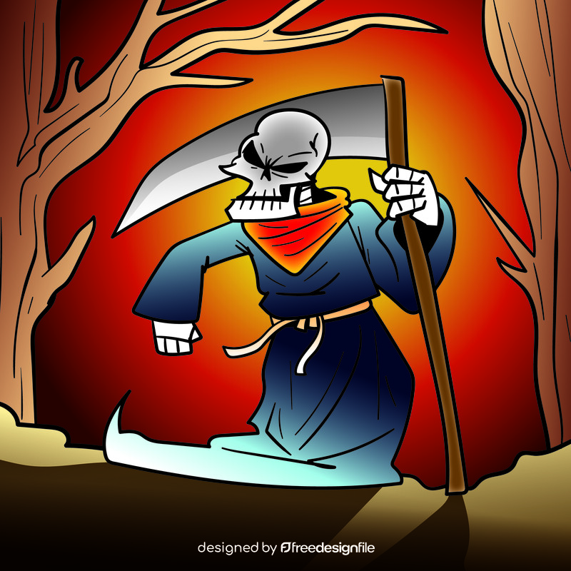 Death cartoon vector