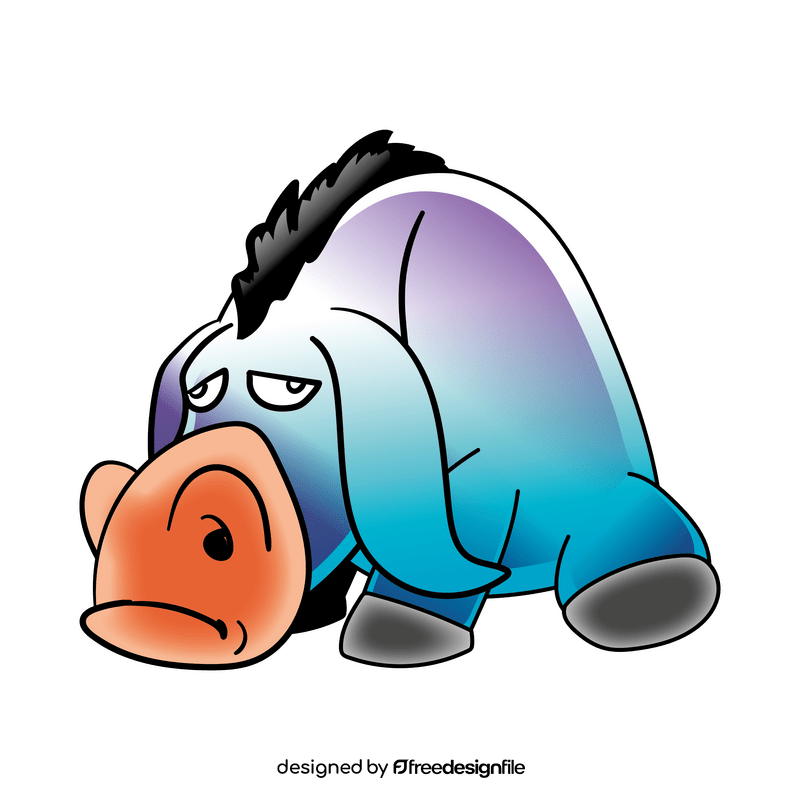 Donkey cartoon clipart