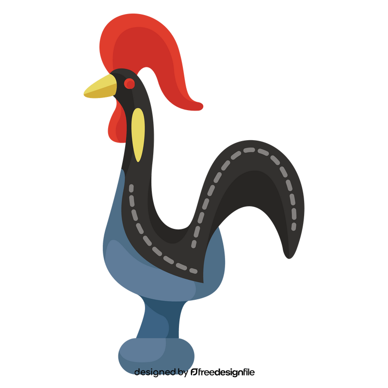 Rooster of Barcelos clipart