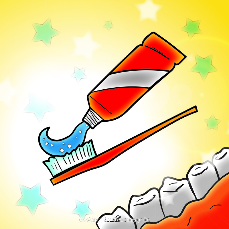 Toothpaste cartoon vector