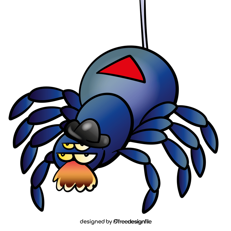 Spider cartoon clipart