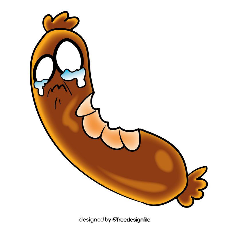 Sausage cartoon clipart