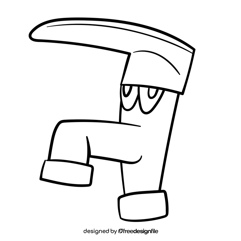 Tap cartoon drawing black and white clipart