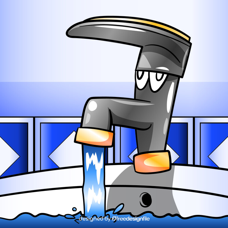 Tap cartoon vector