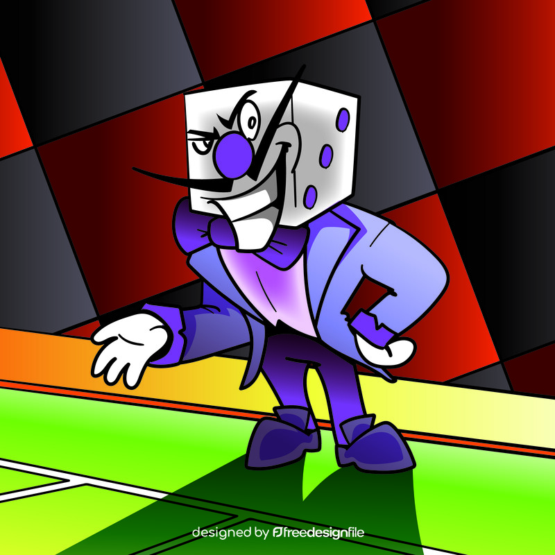 Dice cartoon vector