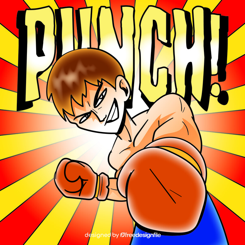 Boxing gloves cartoon vector