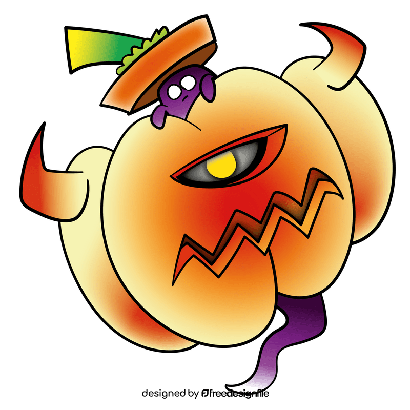 Jack O Lantern cartoon clipart