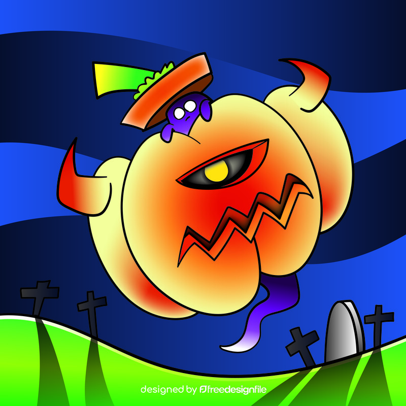 Jack O Lantern cartoon vector