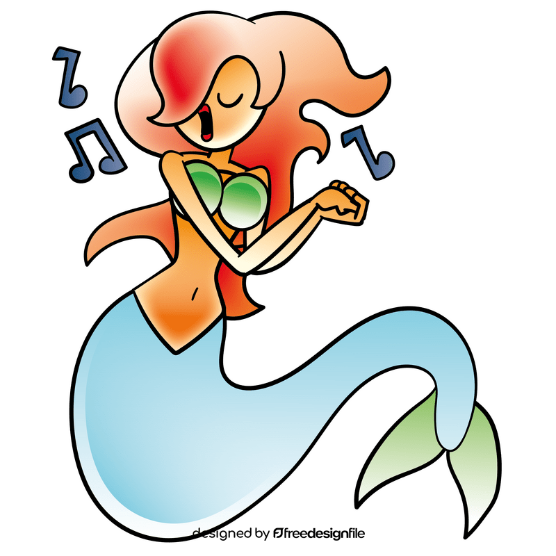 Mermaid cartoon clipart