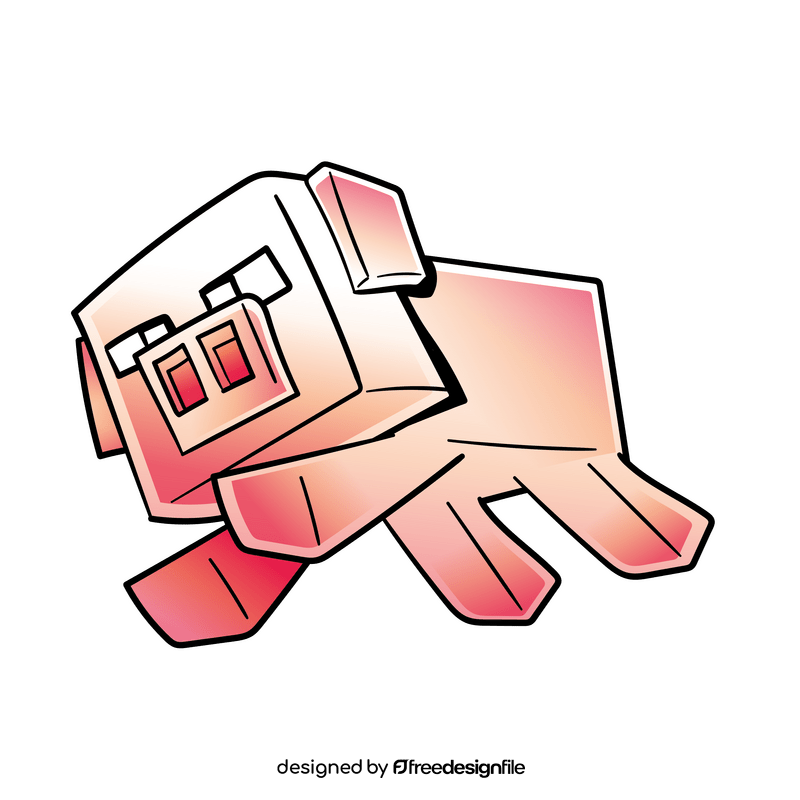 Minecraft cartoon clipart