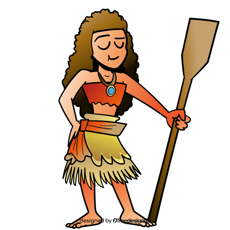 Moana cartoon clipart