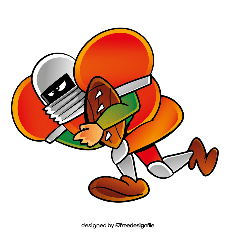 Super Bowl cartoon clipart