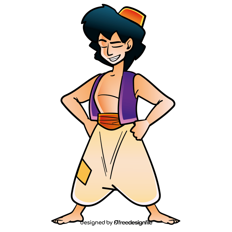 Aladdin cartoon clipart