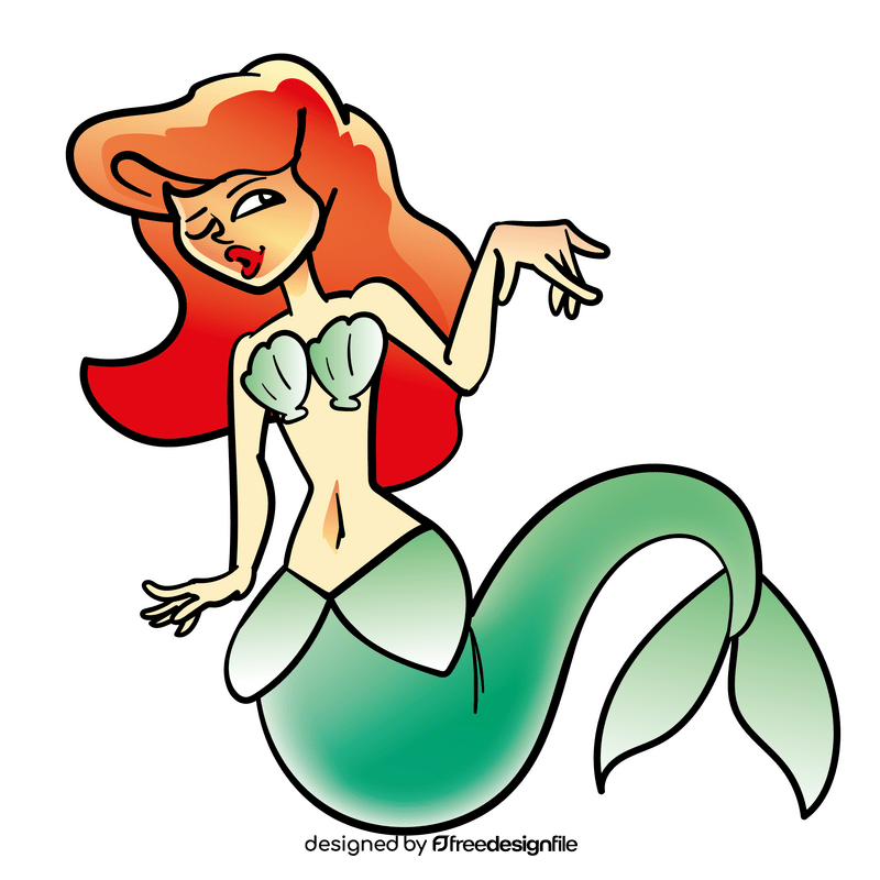 Ariel cartoon clipart