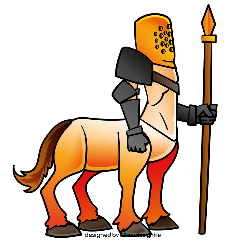 Centaur cartoon clipart