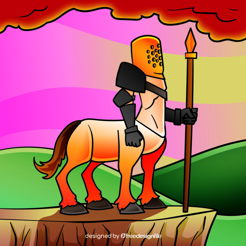 Centaur cartoon vector