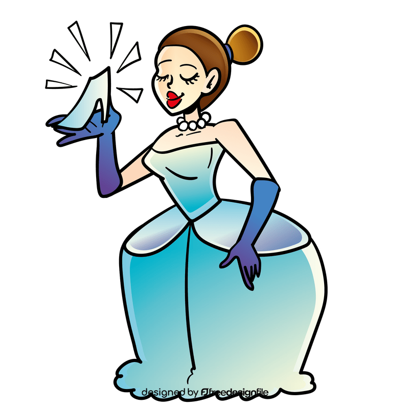 Cinderella cartoon clipart