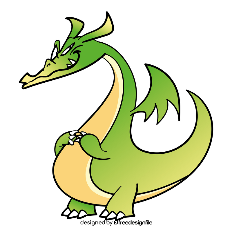 Dragon cartoon clipart