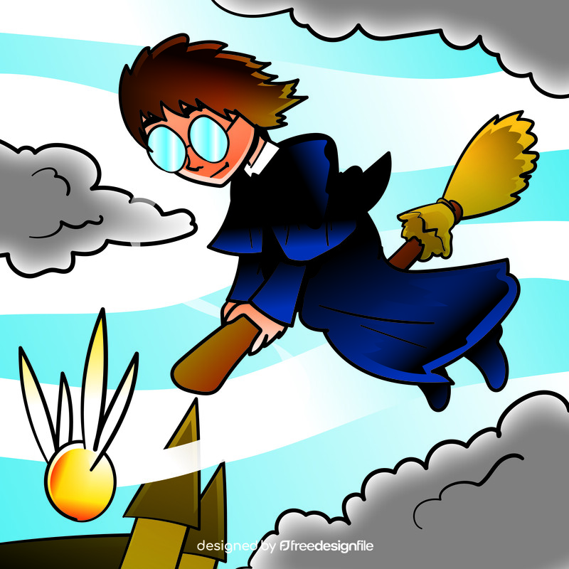 Harry potter cartoon vector