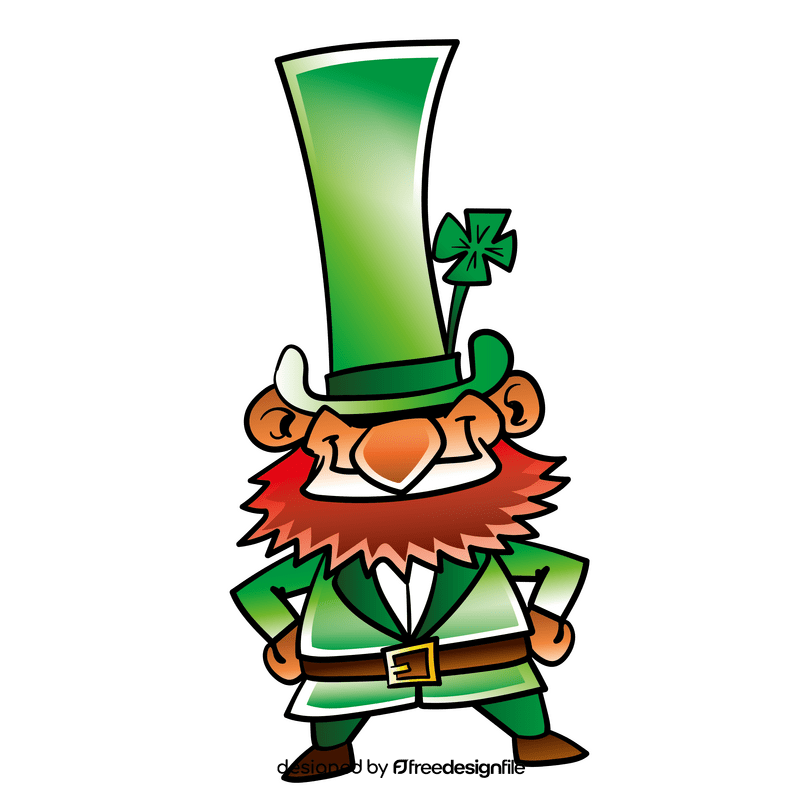 Leprechaun cartoon clipart