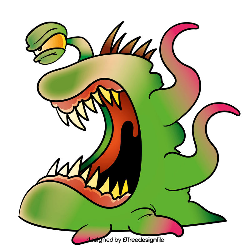 Monster cartoon clipart