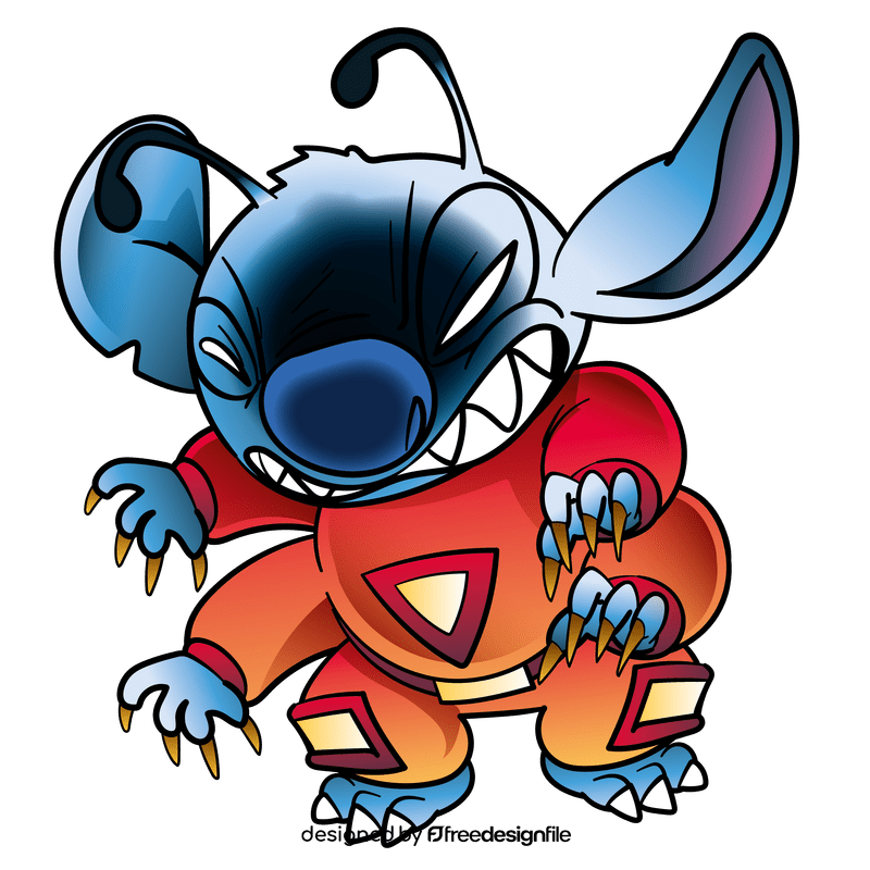 Stitch cartoon clipart