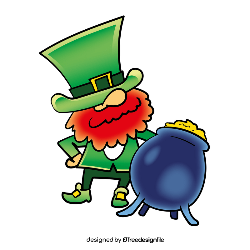 Leprechaun cartoon clipart