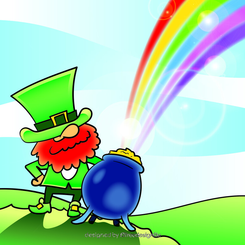 Leprechaun cartoon vector