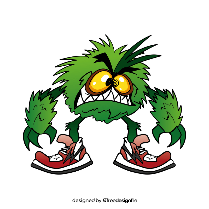 Monster cartoon clipart