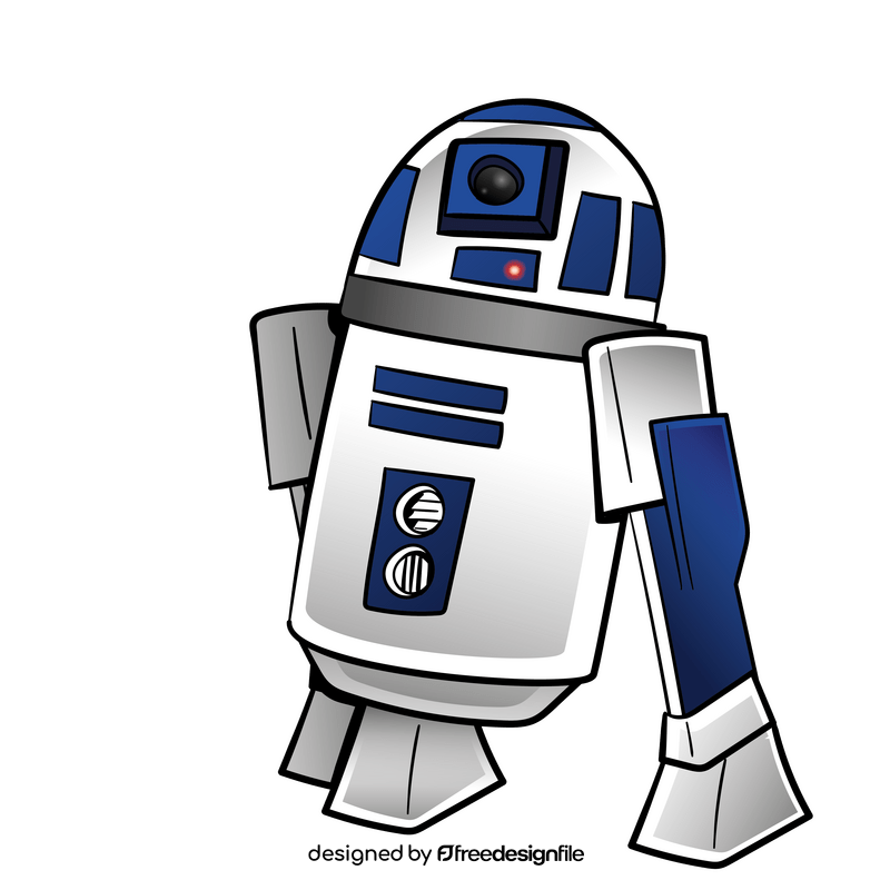 R2d2 cartoon clipart