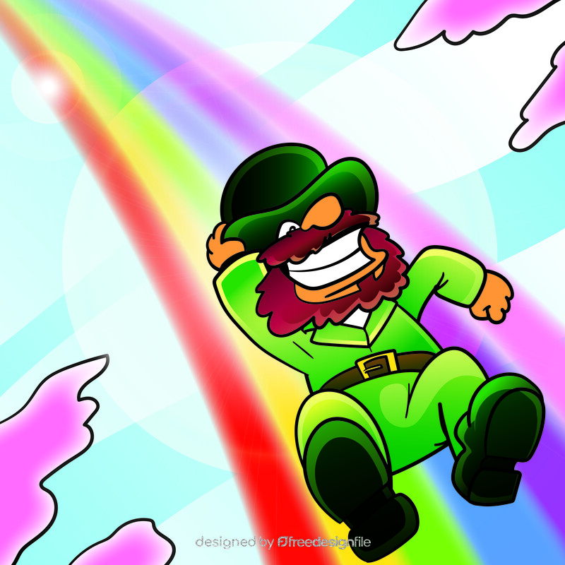 Leprechaun cartoon vector