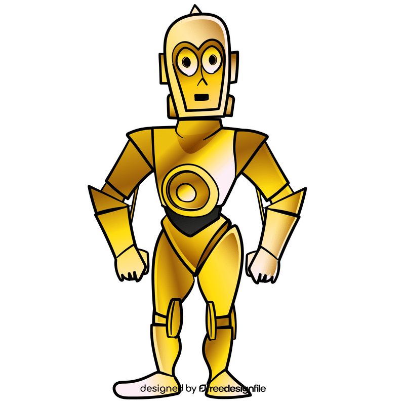 C3po cartoon clipart