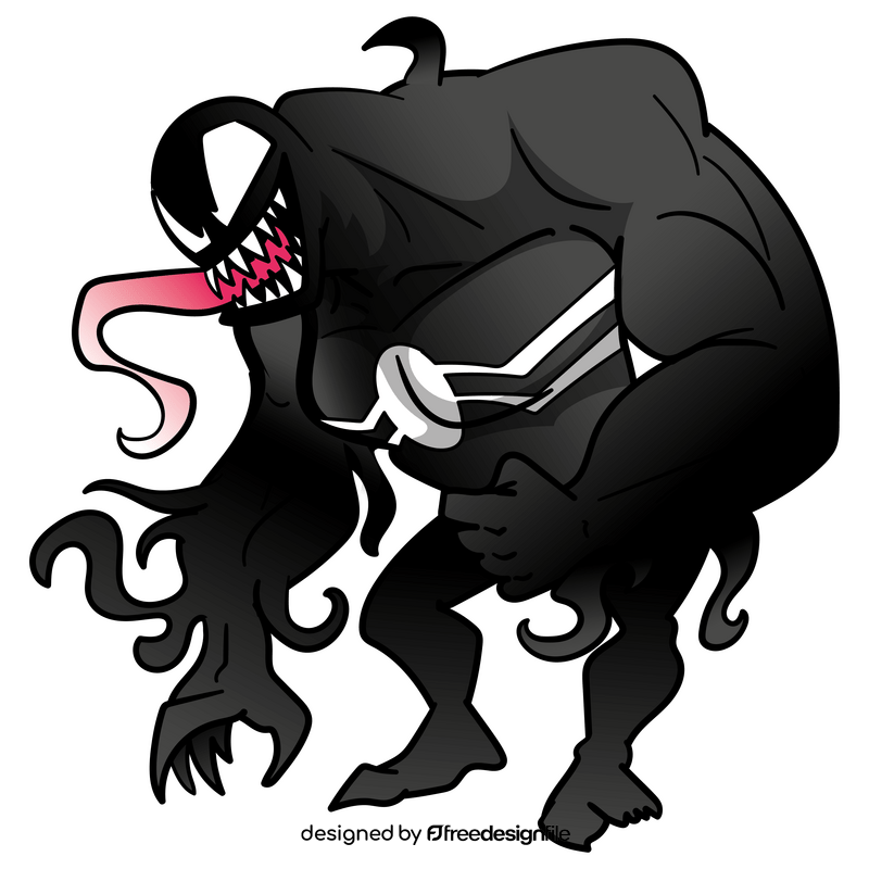 Venom cartoon clipart