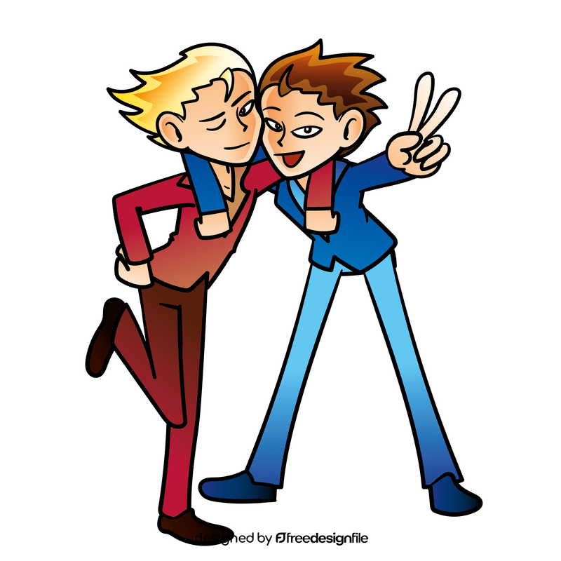 Brothers cartoon clipart