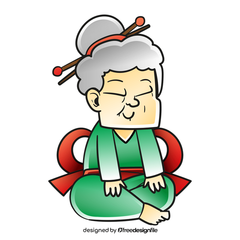 Grandmother cartoon clipart