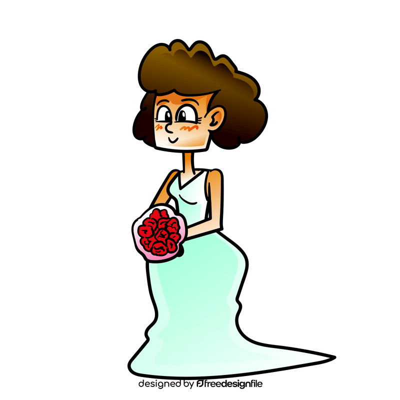 Bride cartoon clipart