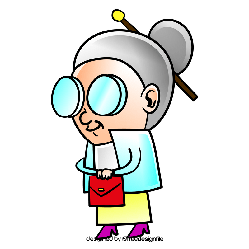 Grandmother cartoon clipart