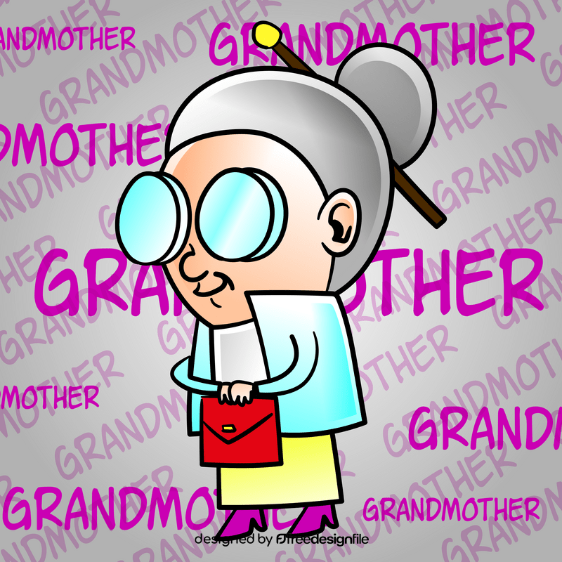 Grandmother cartoon vector