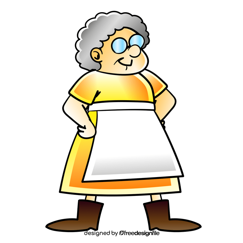 Grandmother cartoon clipart